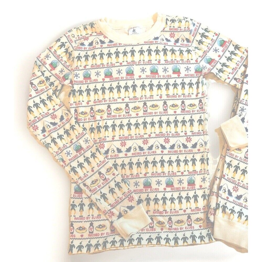 Hanna Andersson Kid Sz 14 160 Buddy Elf Fair Isle Christmas Holiday Pajama Top